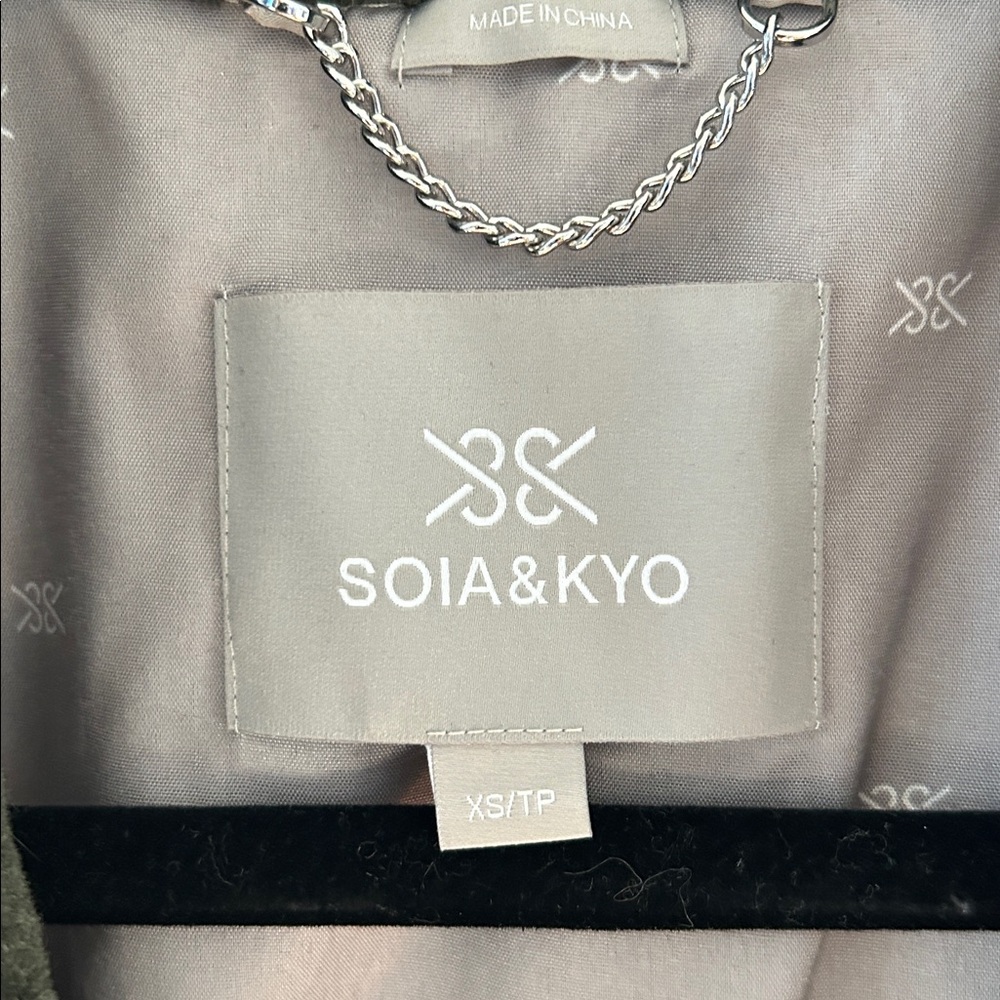 Soia & Kyo Rubina Brushed Wool Jacket in Matcha - Picture 7 of 11